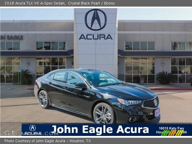 2018 Acura TLX V6 A-Spec Sedan in Crystal Black Pearl
