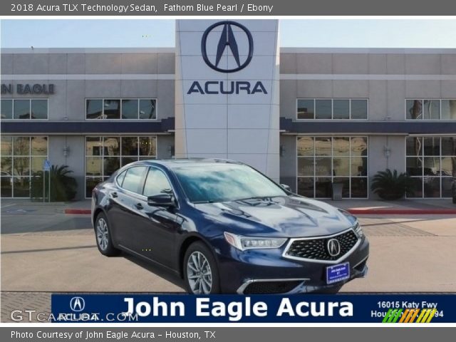 2018 Acura TLX Technology Sedan in Fathom Blue Pearl