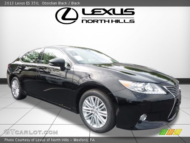 2013 Lexus ES 350 in Obsidian Black