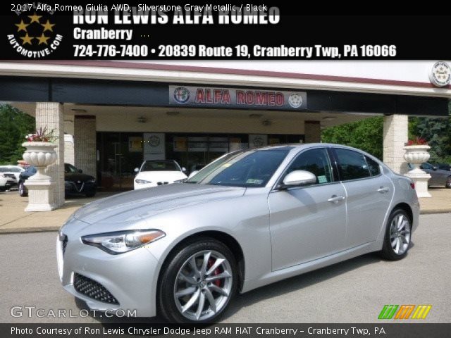 2017 Alfa Romeo Giulia AWD in Silverstone Gray Metallic