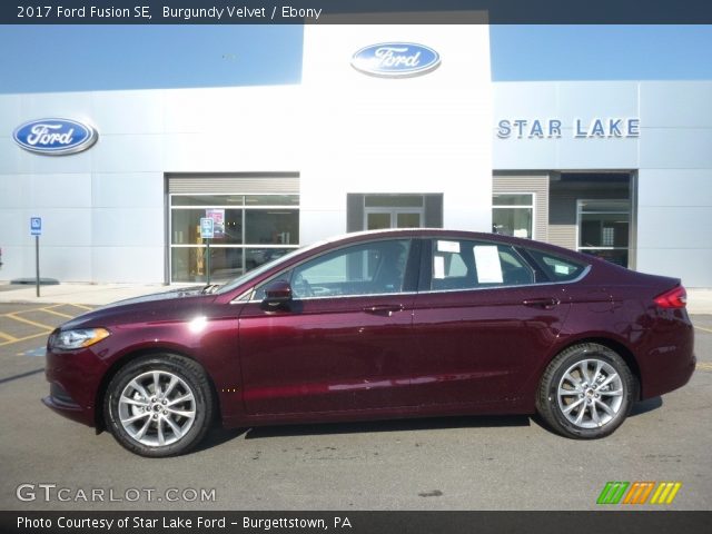 2017 Ford Fusion SE in Burgundy Velvet