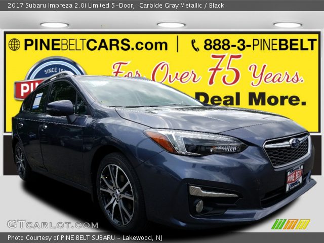 2017 Subaru Impreza 2.0i Limited 5-Door in Carbide Gray Metallic