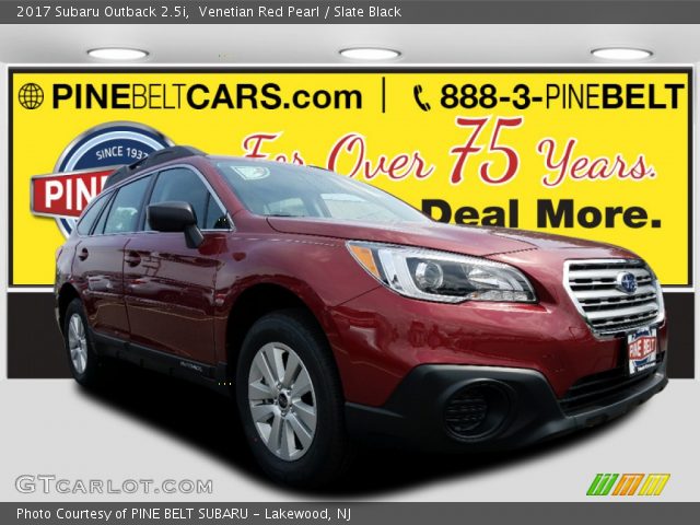 2017 Subaru Outback 2.5i in Venetian Red Pearl
