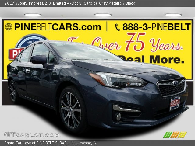 2017 Subaru Impreza 2.0i Limited 4-Door in Carbide Gray Metallic