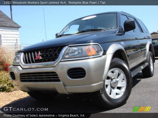 2002 Mitsubishi Montero Sport Limited 4x4 in Memphis Blue Pearl