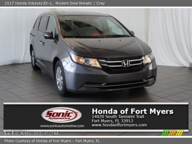 2017 Honda Odyssey EX-L in Modern Steel Metallic