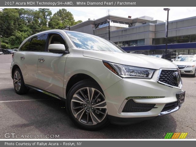 2017 Acura MDX Technology SH-AWD in White Diamond Pearl