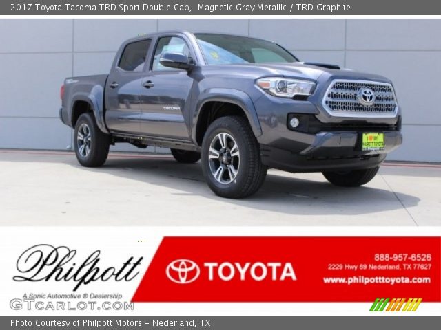 2017 Toyota Tacoma TRD Sport Double Cab in Magnetic Gray Metallic