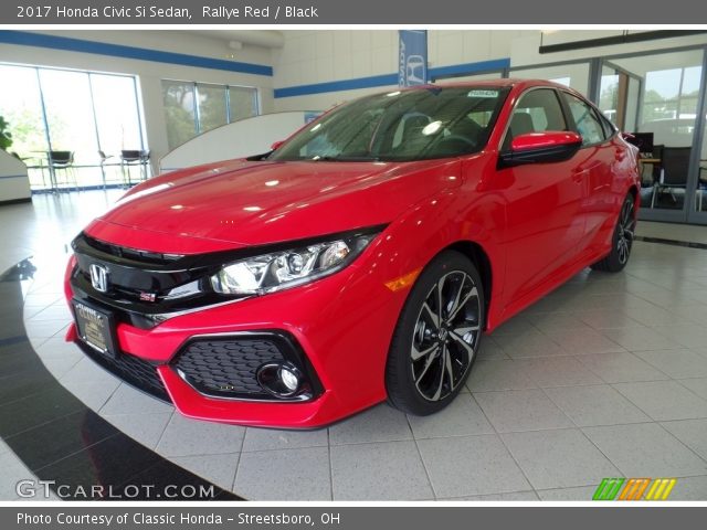 2017 Honda Civic Si Sedan in Rallye Red