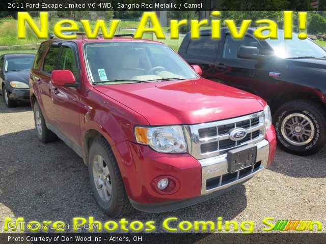 2011 Ford Escape Limited V6 4WD in Sangria Red Metallic