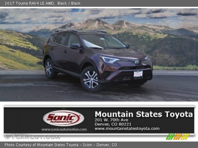 2017 Toyota RAV4 LE AWD in Black