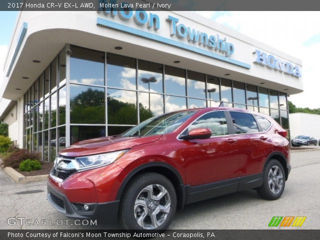 2017 Honda CR-V EX-L AWD in Molten Lava Pearl