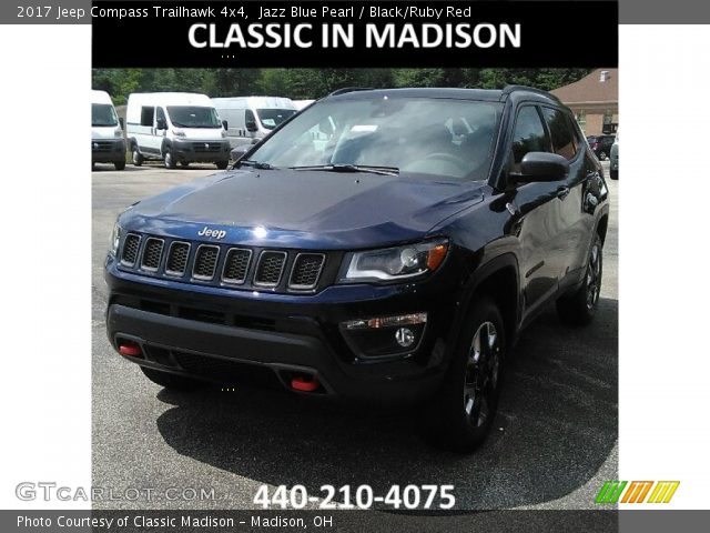 2017 Jeep Compass Trailhawk 4x4 in Jazz Blue Pearl
