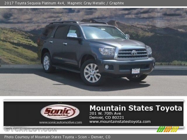 2017 Toyota Sequoia Platinum 4x4 in Magnetic Gray Metallic