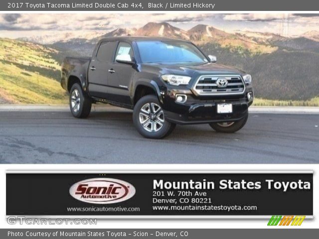 2017 Toyota Tacoma Limited Double Cab 4x4 in Black