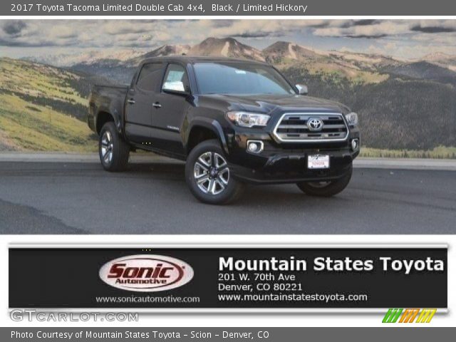 2017 Toyota Tacoma Limited Double Cab 4x4 in Black