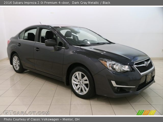 2016 Subaru Impreza 2.0i Premium 4-door in Dark Gray Metallic