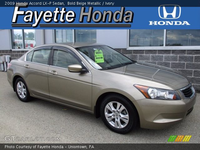 2009 Honda Accord LX-P Sedan in Bold Beige Metallic
