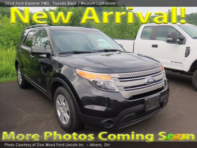 2014 Ford Explorer FWD in Tuxedo Black