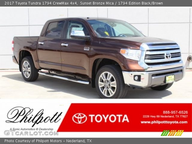 2017 Toyota Tundra 1794 CrewMax 4x4 in Sunset Bronze Mica
