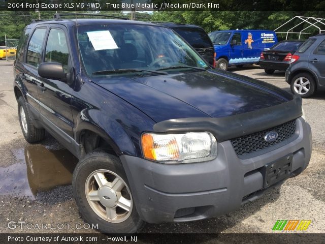 2004 Ford Escape XLS V6 4WD in True Blue Metallic