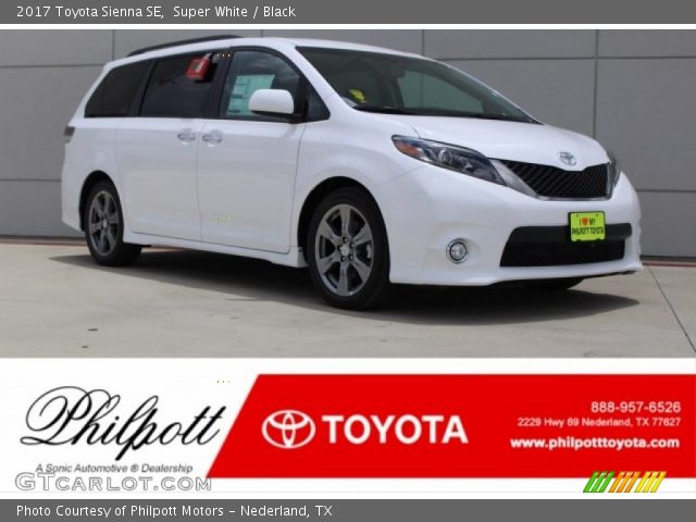 2017 Toyota Sienna SE in Super White