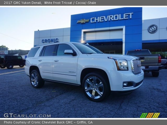 2017 GMC Yukon Denali in White Frost Tricoat