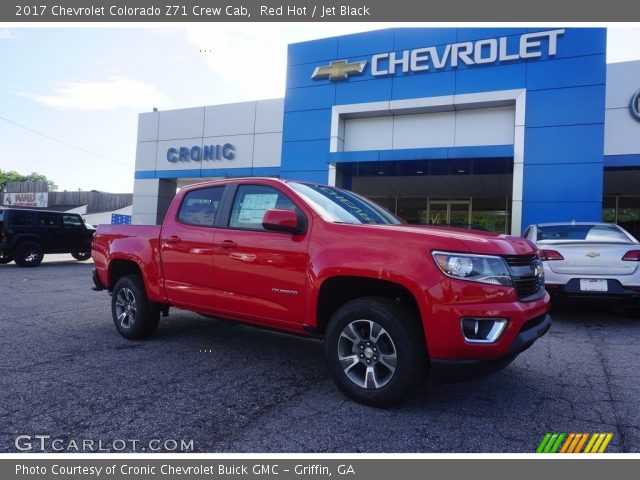 2017 Chevrolet Colorado Z71 Crew Cab in Red Hot