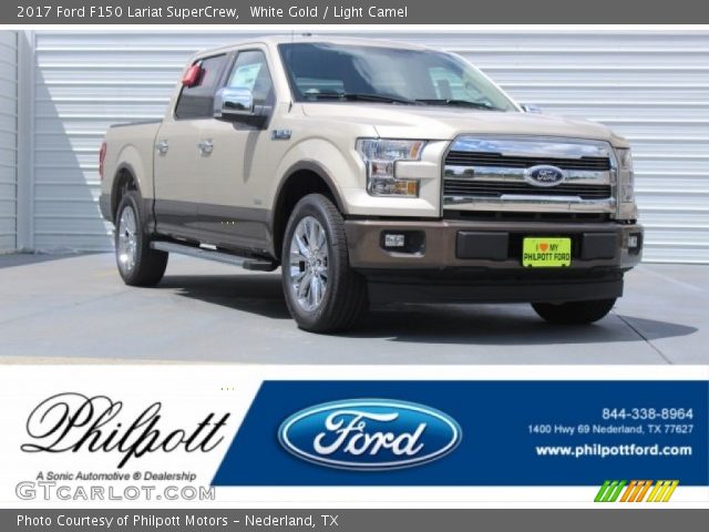 2017 Ford F150 Lariat SuperCrew in White Gold