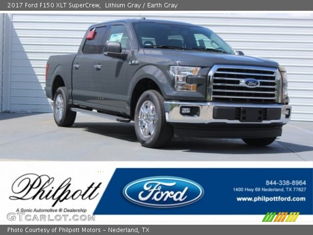 2017 Ford F150 XLT SuperCrew in Lithium Gray