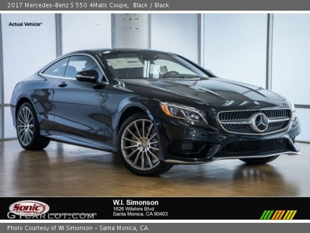 2017 Mercedes-Benz S 550 4Matic Coupe in Black