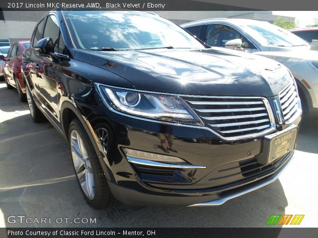 2017 Lincoln MKC Reserve AWD in Black Velvet