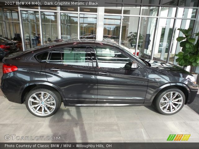 2017 BMW X4 M40i in Dark Graphite Metallic