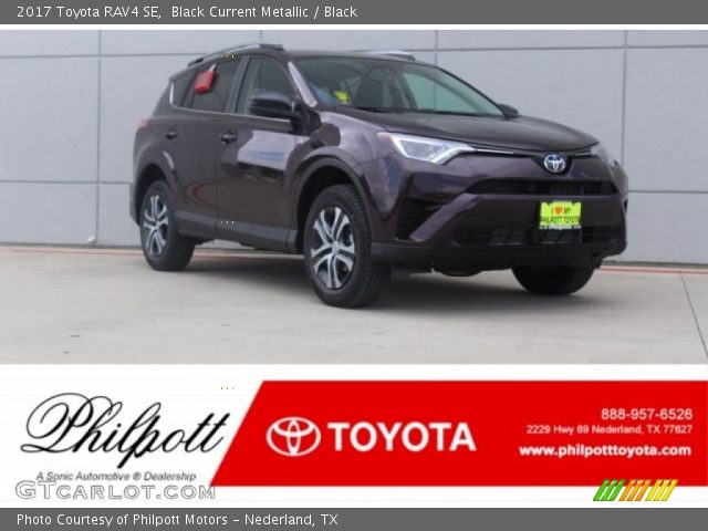2017 Toyota RAV4 SE in Black Current Metallic