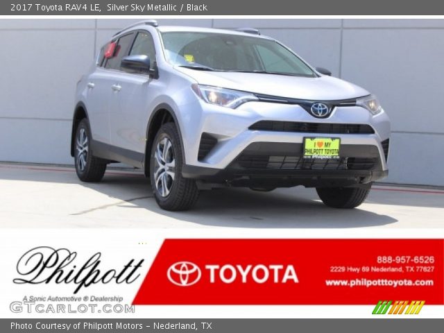 2017 Toyota RAV4 LE in Silver Sky Metallic