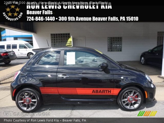 2013 Fiat 500 Abarth in Nero (Black)