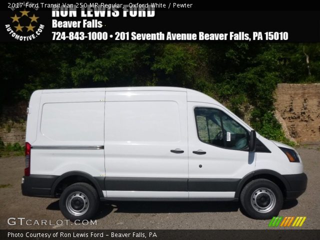 2017 Ford Transit Van 250 MR Regular in Oxford White