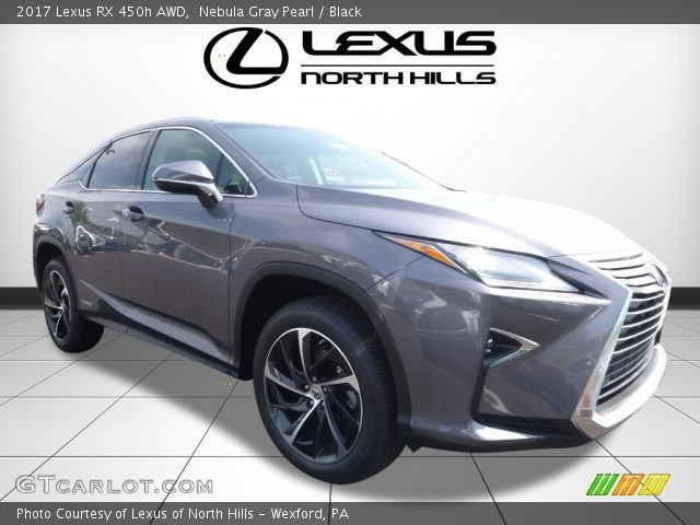 2017 Lexus RX 450h AWD in Nebula Gray Pearl
