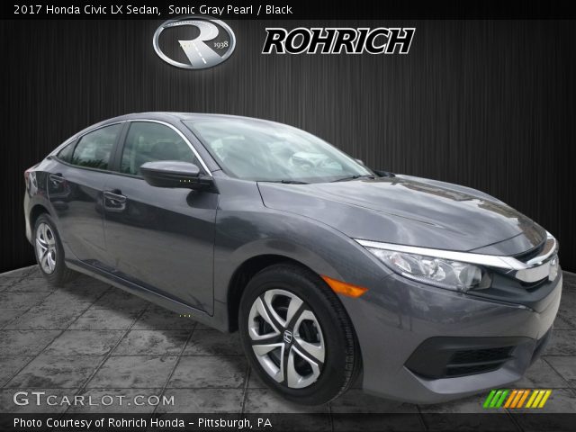 2017 Honda Civic LX Sedan in Sonic Gray Pearl