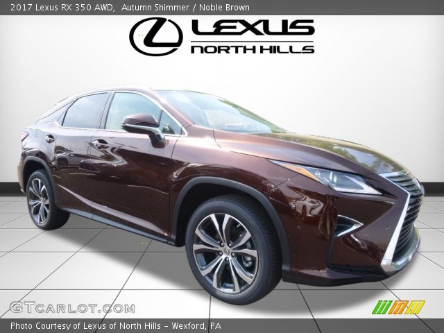 Autumn Shimmer 2017 Lexus Rx 350 Awd Noble Brown
