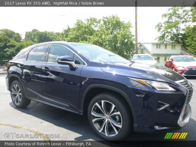 2017 Lexus RX 350 AWD in Nightfall Mica
