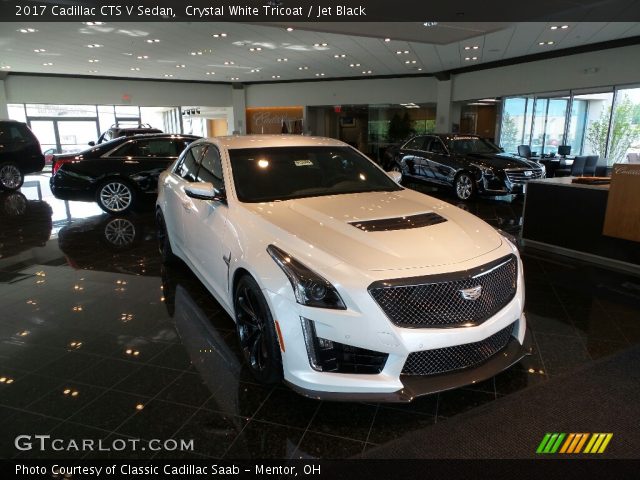 2017 Cadillac CTS V Sedan in Crystal White Tricoat