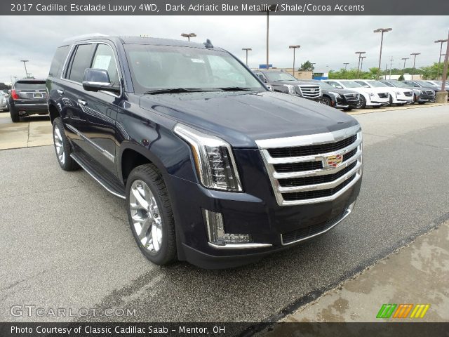 2017 Cadillac Escalade Luxury 4WD in Dark Adriatic Blue Metallic