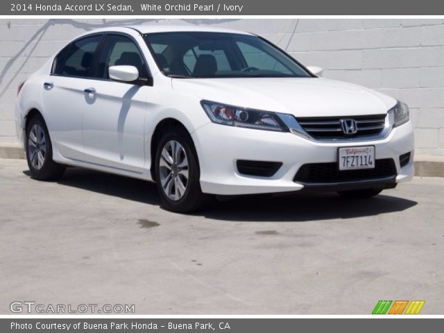2014 Honda Accord LX Sedan in White Orchid Pearl