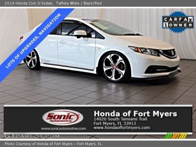 2014 Honda Civic Si Sedan in Taffeta White