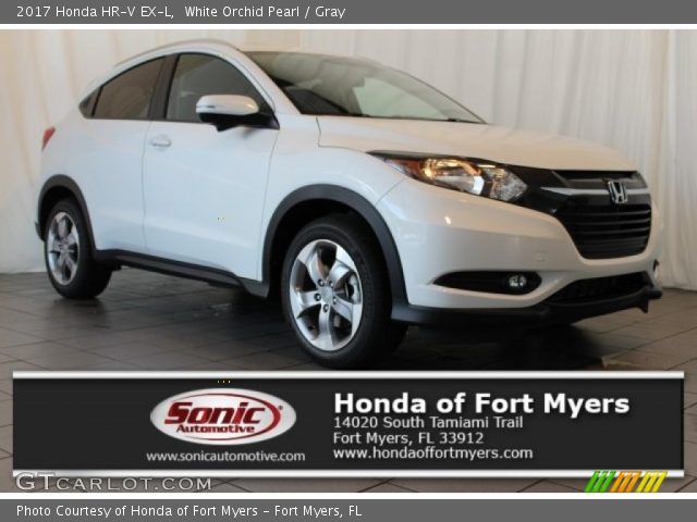 2017 Honda HR-V EX-L in White Orchid Pearl