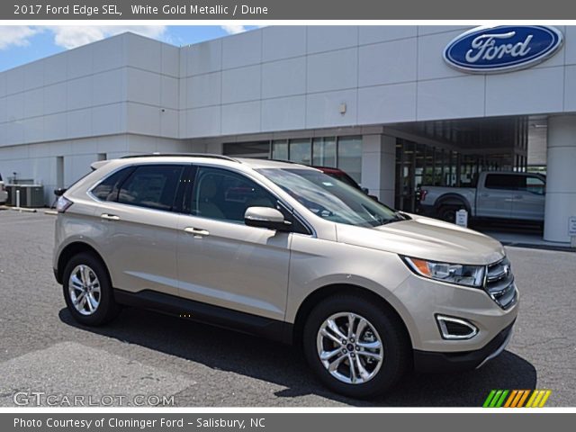 2017 Ford Edge SEL in White Gold Metallic