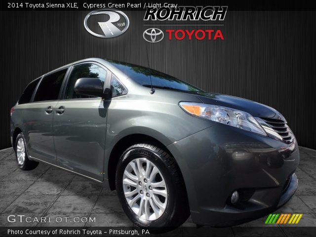 2014 Toyota Sienna XLE in Cypress Green Pearl
