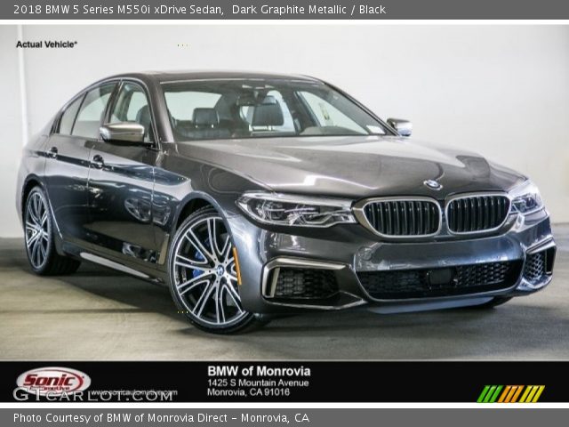 2018 BMW 5 Series M550i xDrive Sedan in Dark Graphite Metallic