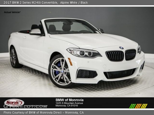 2017 BMW 2 Series M240i Convertible in Alpine White